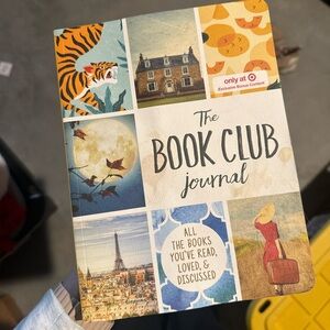 The Book Club Journal with Colorful Collage Cover